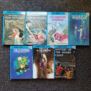 Lot of 7 Hardy Boys Hardcover Glossy Detective Flashlight Books Unread New